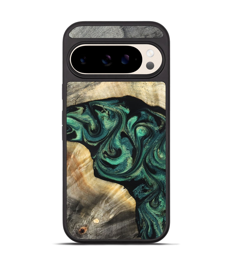 Pixel 10 Wood Phone Case - Harland (Green, 827038)