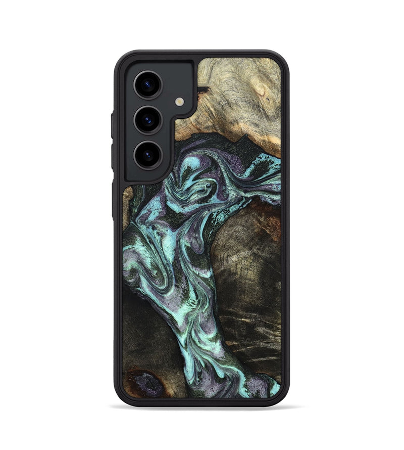 Galaxy S24 Wood Phone Case - Florene (Green, 827039)