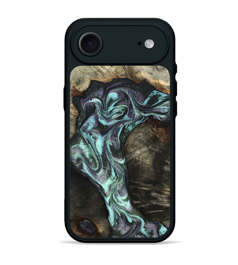 iPhone 17 Air Wood Phone Case - Florene (Green, 827039)