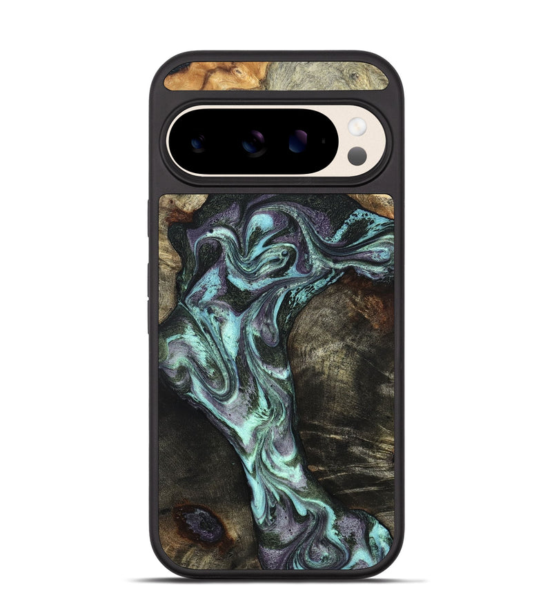 Pixel 10 Wood Phone Case - Florene (Green, 827039)
