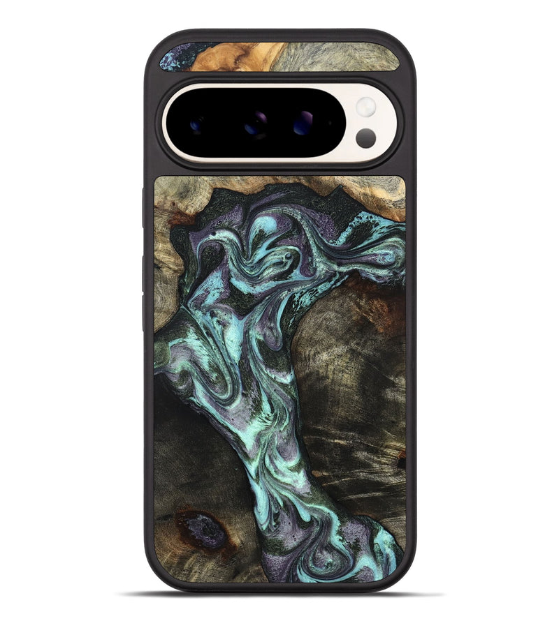 Pixel 10 Pro XL Wood Phone Case - Florene (Green, 827039)