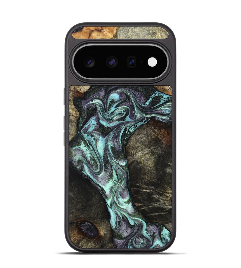 Pixel 11 Wood Phone Case - Florene (Green, 827039)