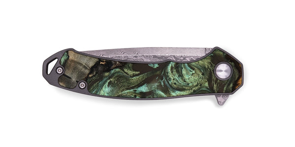 EDC Wood Pocket Knife - Emogene (Green, 827041)