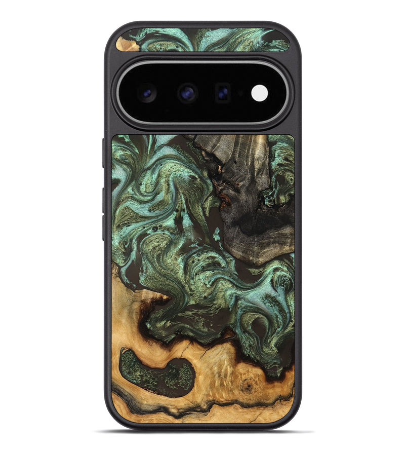 Pixel 11 Pro XL Wood Phone Case - Emogene (Green, 827041)