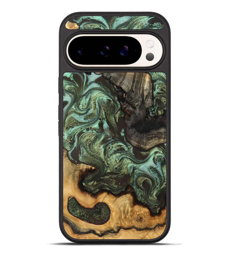Pixel 9 Pro XL Wood Phone Case - Emogene (Green, 827041)