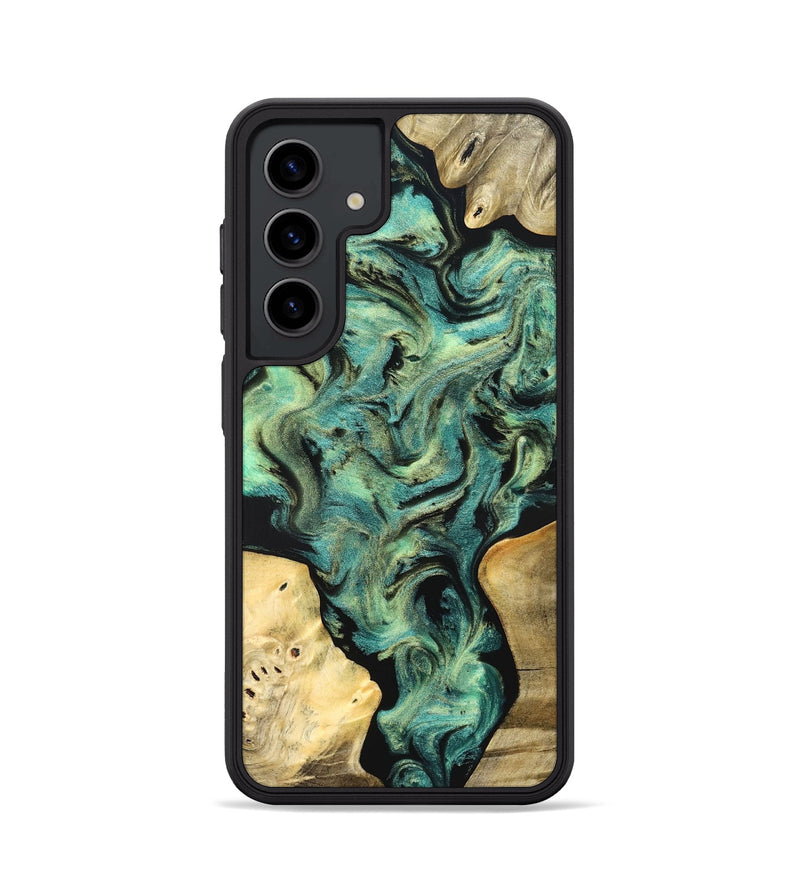Galaxy S24 Wood Phone Case - Akeem (Green, 827042)