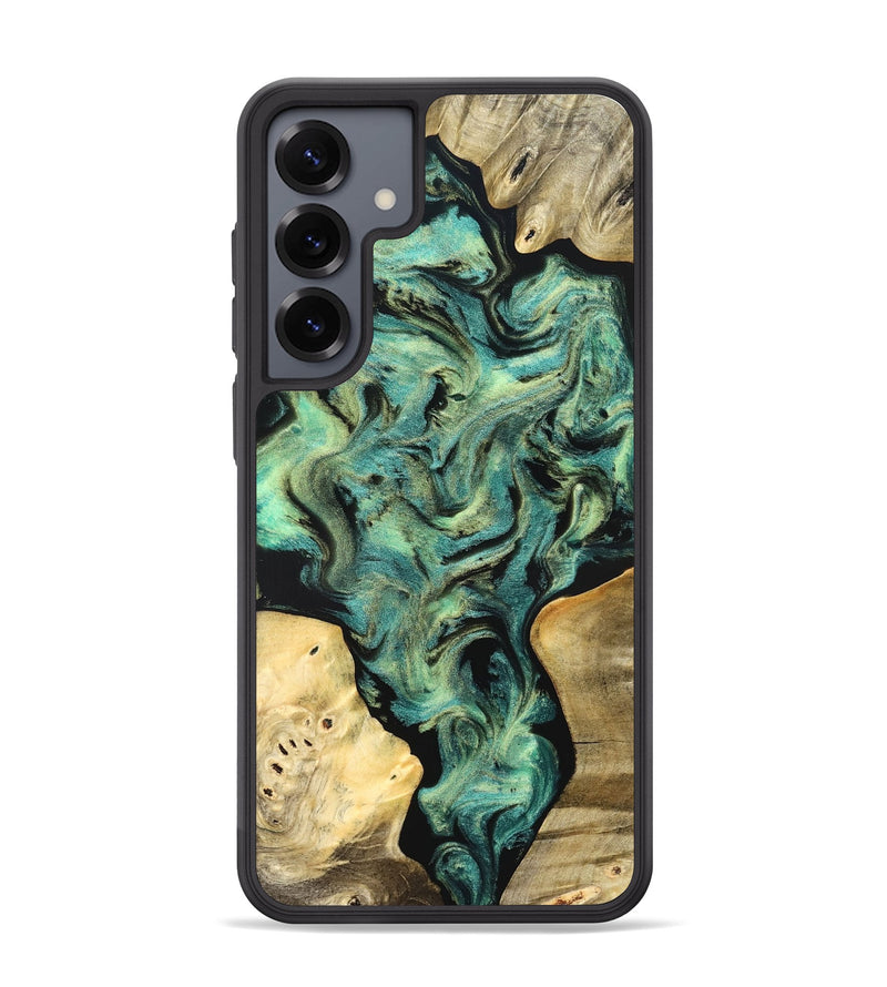 Galaxy S25 Plus Wood Phone Case - Akeem (Green, 827042)