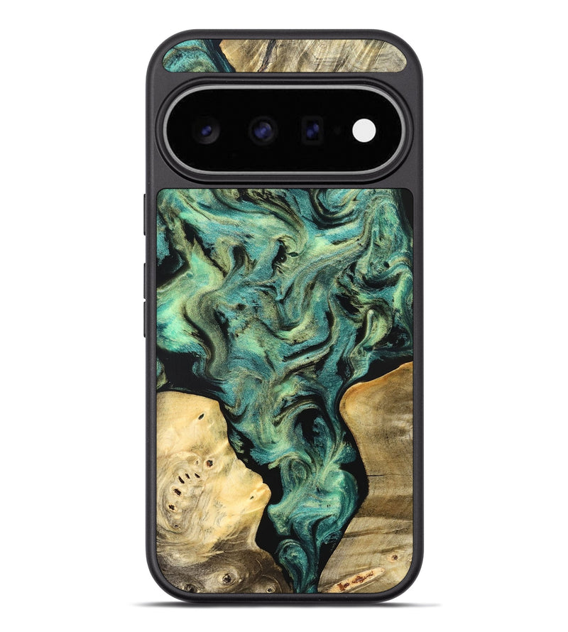 Pixel 11 Pro XL Wood Phone Case - Akeem (Green, 827042)