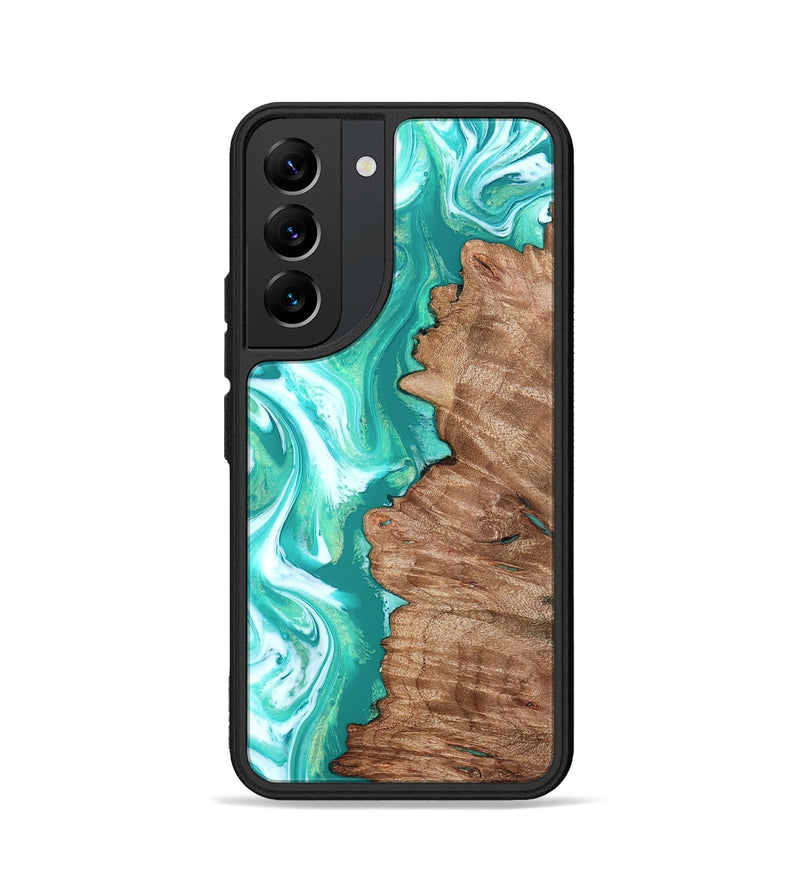 Galaxy S22 Wood Phone Case - Kaeli (Green, 827043)