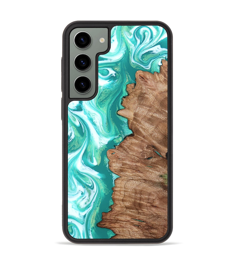 Galaxy S23 Plus Wood Phone Case - Kaeli (Green, 827043)