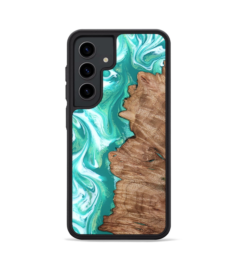 Galaxy S24 Wood Phone Case - Kaeli (Green, 827043)