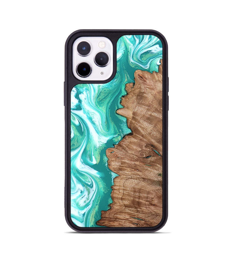 iPhone 11 Pro Wood Phone Case - Kaeli (Green, 827043)