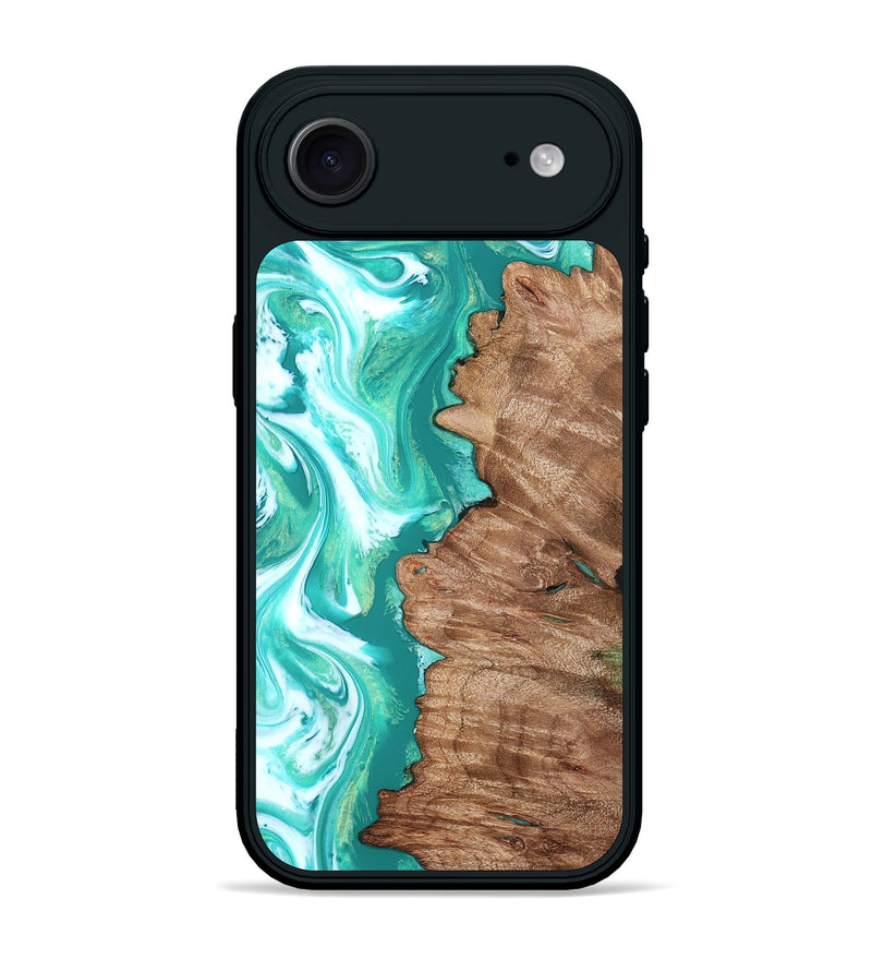 iPhone 17 Air Wood Phone Case - Kaeli (Green, 827043)