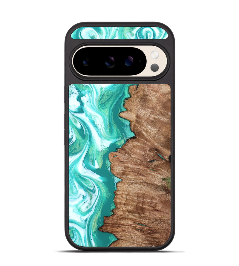 Pixel 10 Wood Phone Case - Kaeli (Green, 827043)
