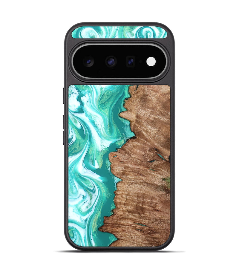 Pixel 11 Wood Phone Case - Kaeli (Green, 827043)