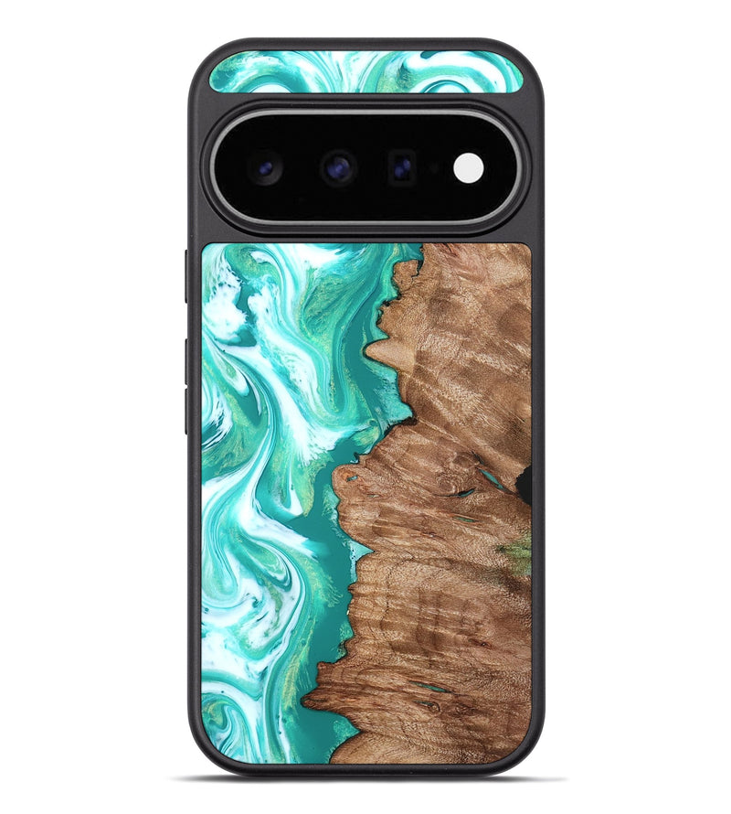 Pixel 11 Pro XL Wood Phone Case - Kaeli (Green, 827043)