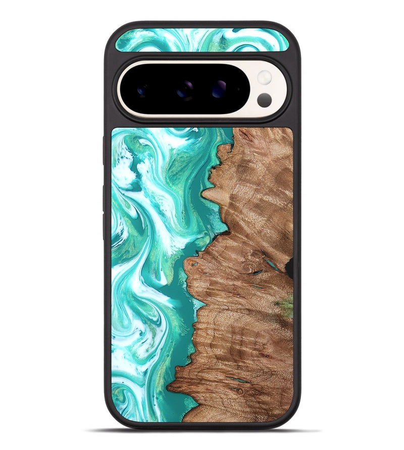 Pixel 9 Pro XL Wood Phone Case - Kaeli (Green, 827043)