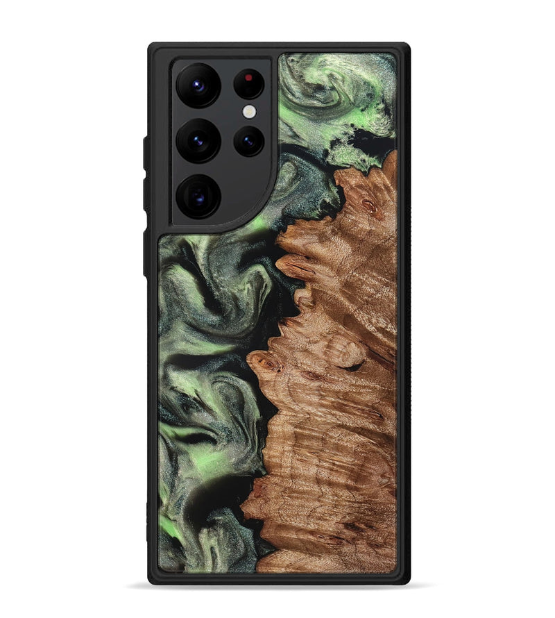 Galaxy S22 Ultra Wood Phone Case - Noah (Green, 827045)
