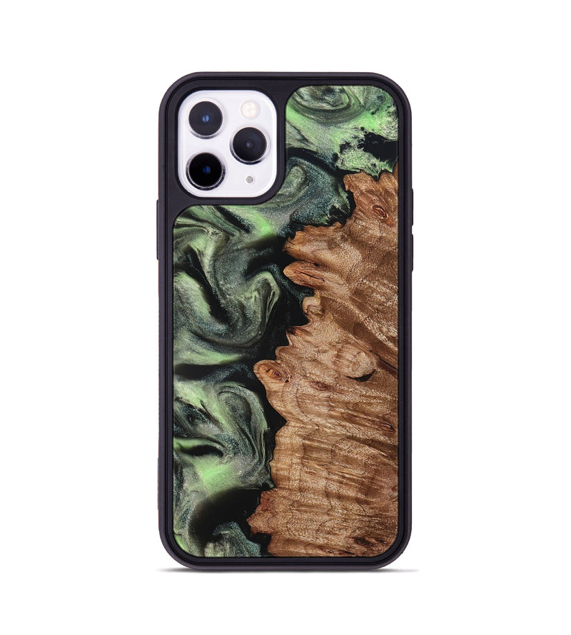 iPhone 11 Pro Wood Phone Case - Noah (Green, 827045)