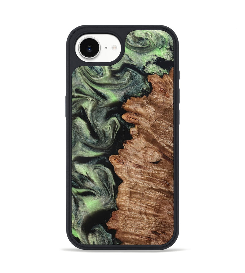 iPhone 17e Wood Phone Case - Noah (Green, 827045)