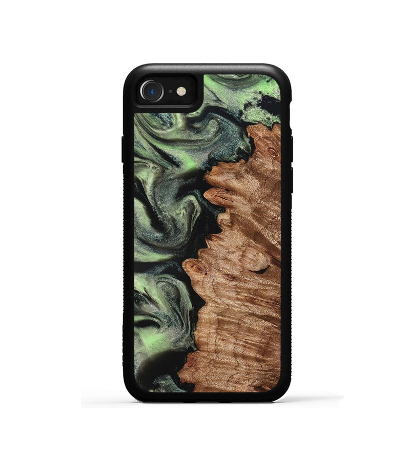 iPhone SE Wood Phone Case - Noah (Green, 827045)
