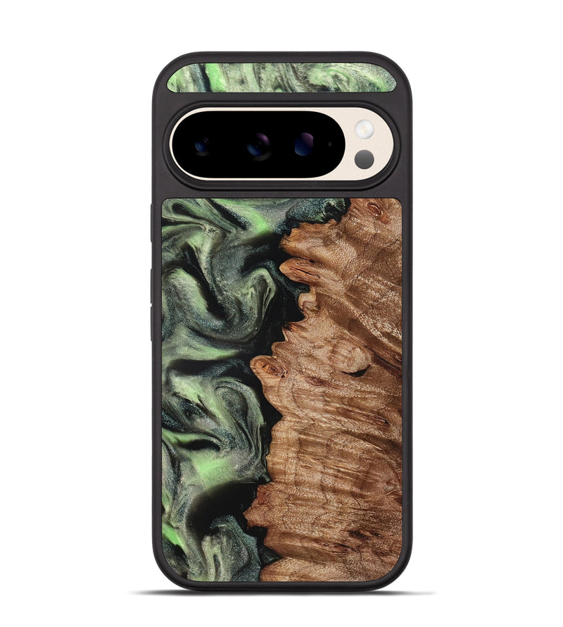 Pixel 10 Wood Phone Case - Noah (Green, 827045)