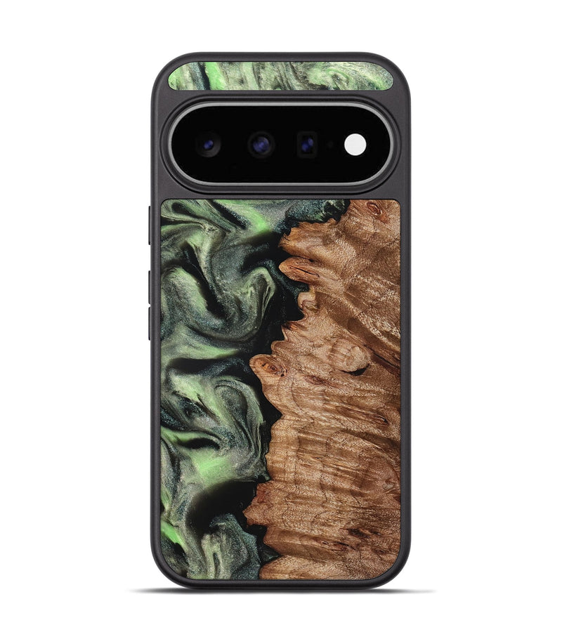 Pixel 11 Wood Phone Case - Noah (Green, 827045)