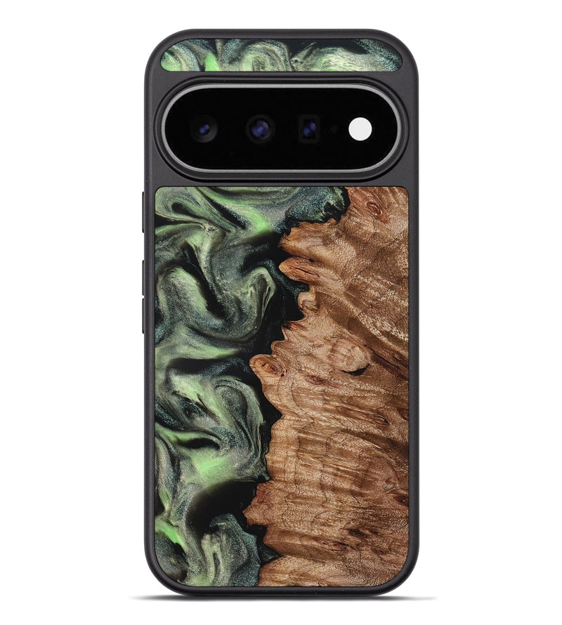 Pixel 11 Pro XL Wood Phone Case - Noah (Green, 827045)