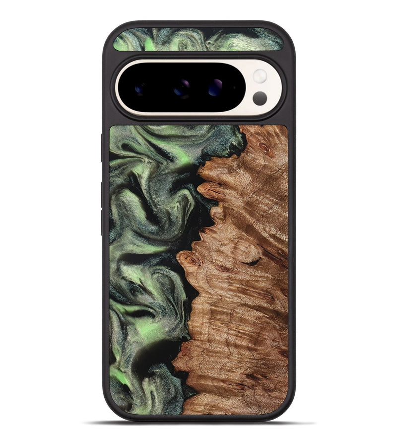 Pixel 9 Pro XL Wood Phone Case - Noah (Green, 827045)