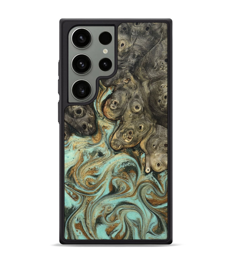Galaxy S24 Ultra Wood Phone Case - Billye (Green, 827046)