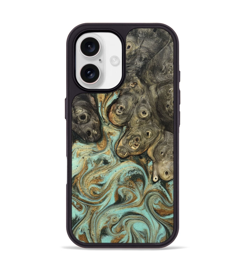 iPhone 17 Wood Phone Case - Billye (Green, 827046)