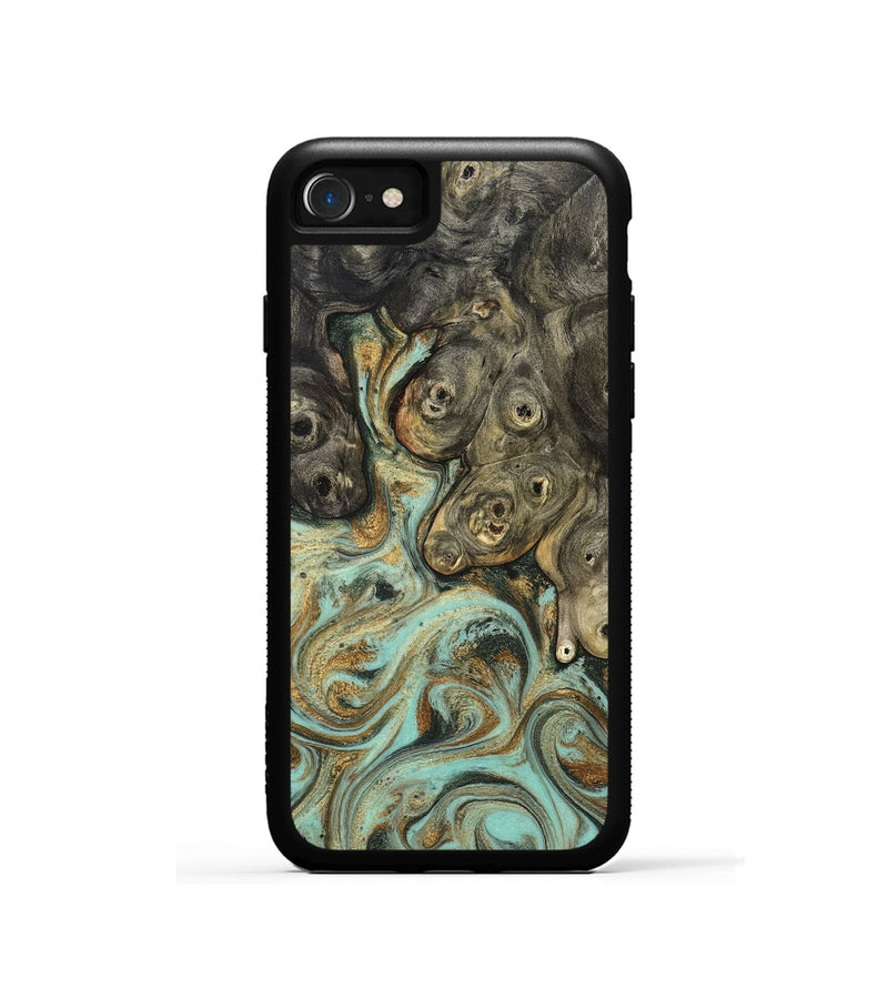 iPhone SE Wood Phone Case - Billye (Green, 827046)
