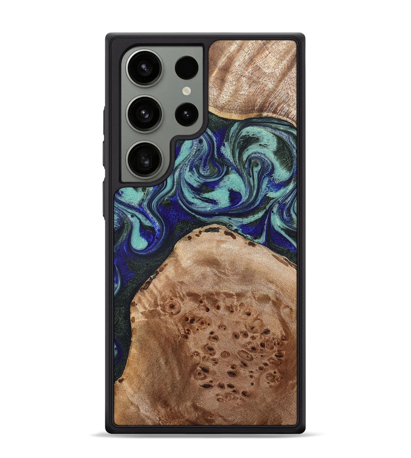 Galaxy S24 Ultra Wood Phone Case - Shemar (Green, 827049)
