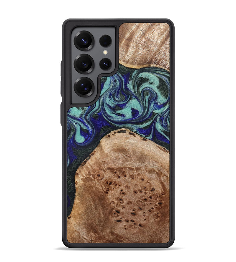 Galaxy S25 Ultra Wood Phone Case - Shemar (Green, 827049)