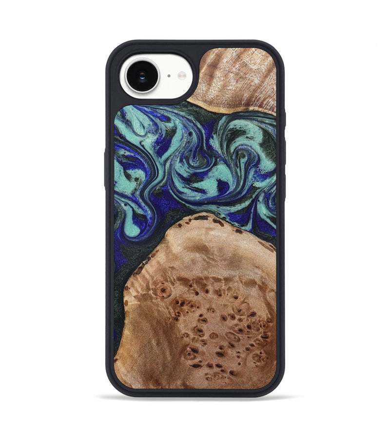 iPhone 16e Wood Phone Case - Shemar (Green, 827049)