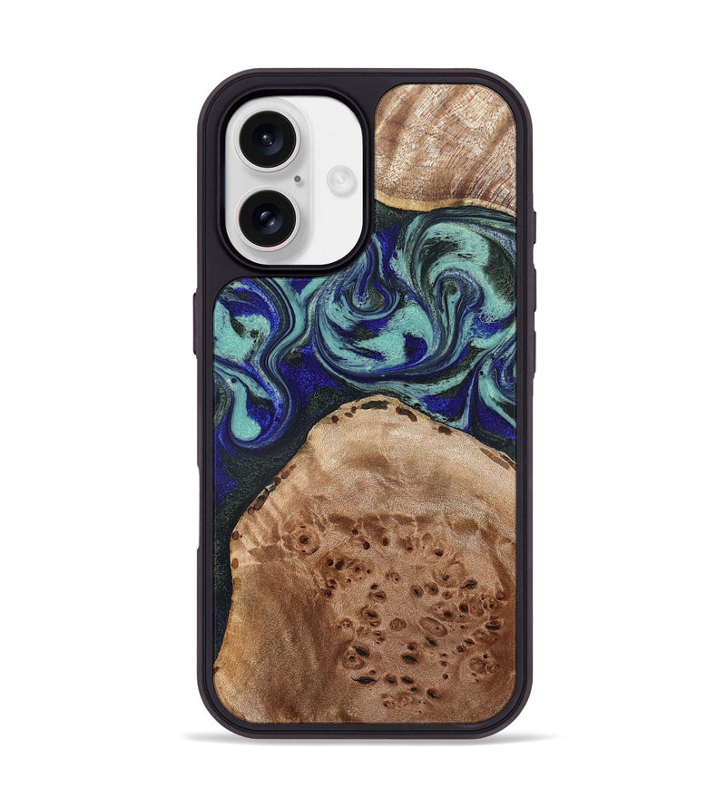 iPhone 17 Wood Phone Case - Shemar (Green, 827049)