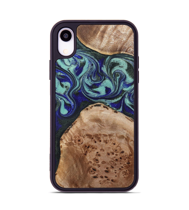 iPhone Xr Wood Phone Case - Shemar (Green, 827049)