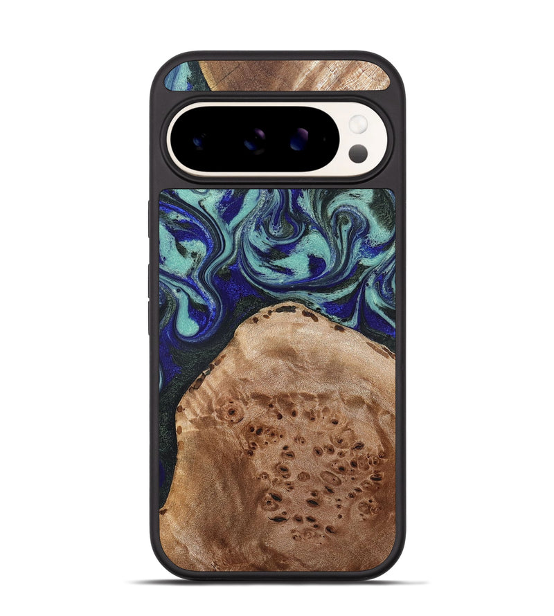 Pixel 9 Wood Phone Case - Shemar (Green, 827049)