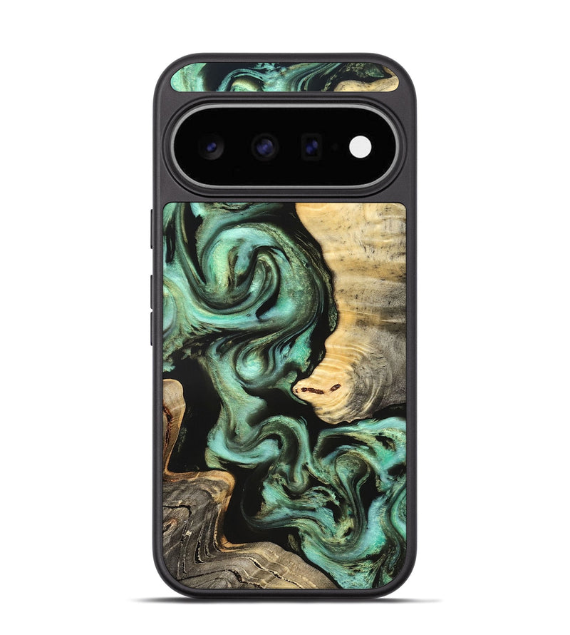 Pixel 11 Wood Phone Case - Antoine (Green, 827050)