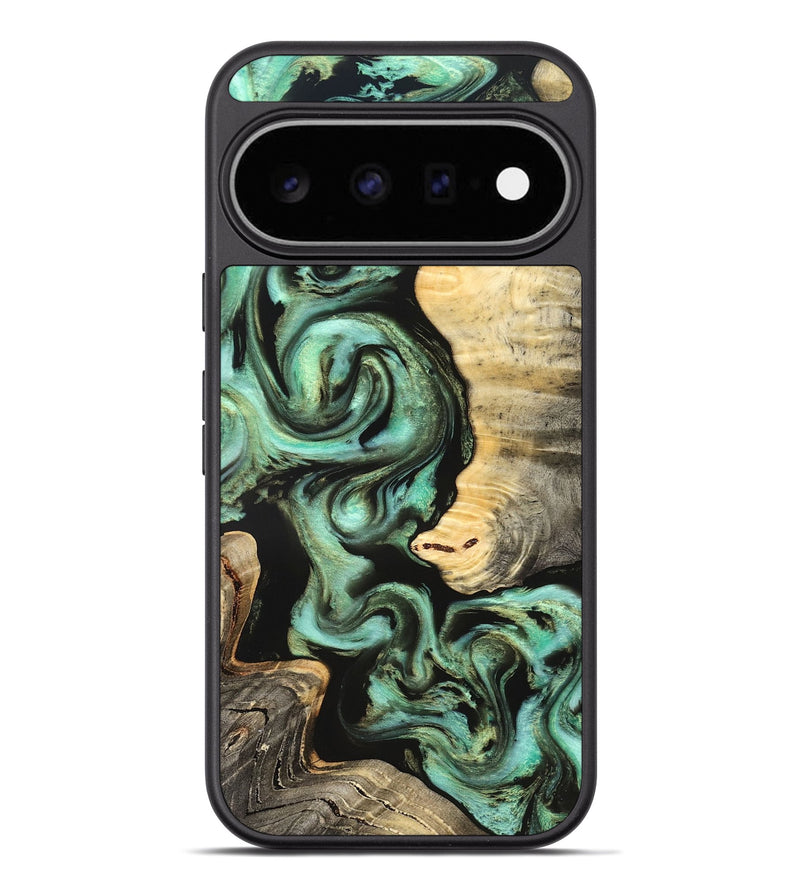 Pixel 11 Pro XL Wood Phone Case - Antoine (Green, 827050)