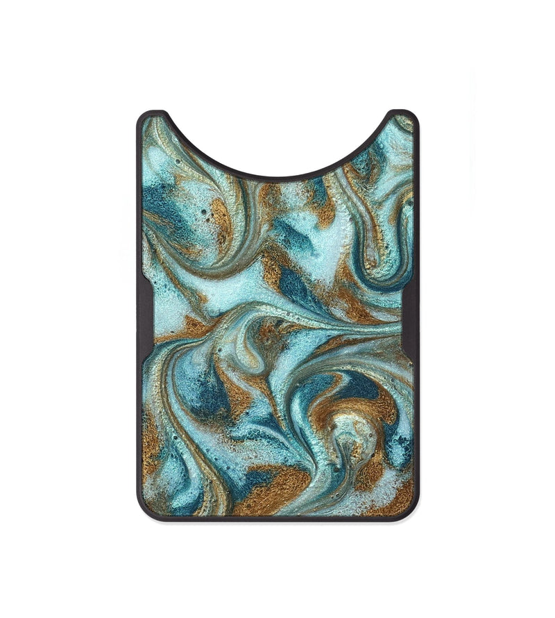Alloy ResinArt Wallet - Arron (Teal & Gold, 827064)