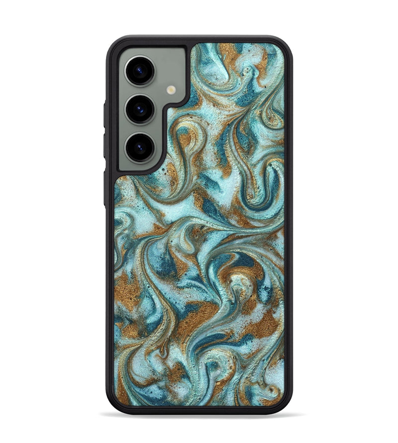 Galaxy S24 Plus ResinArt Phone Case - Arron (Teal & Gold, 827064)