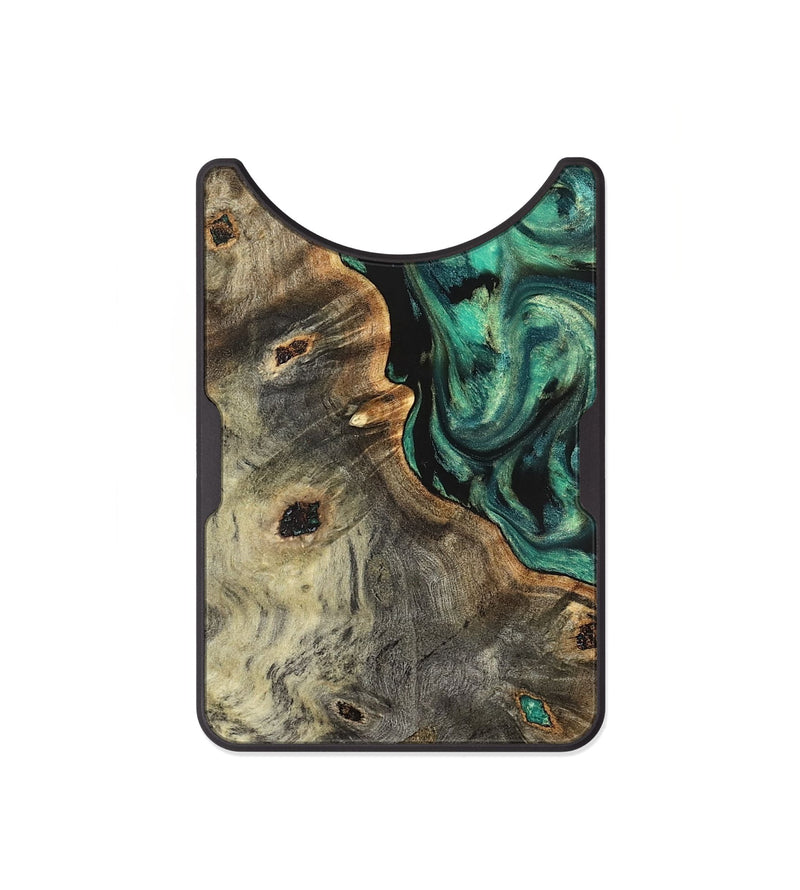 Alloy Wood Wallet - Gena (Green, 827069)