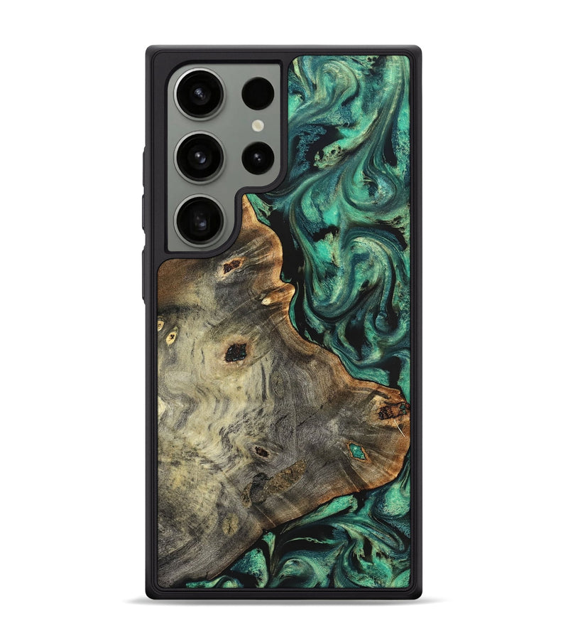 Galaxy S24 Ultra Wood Phone Case - Gena (Green, 827069)