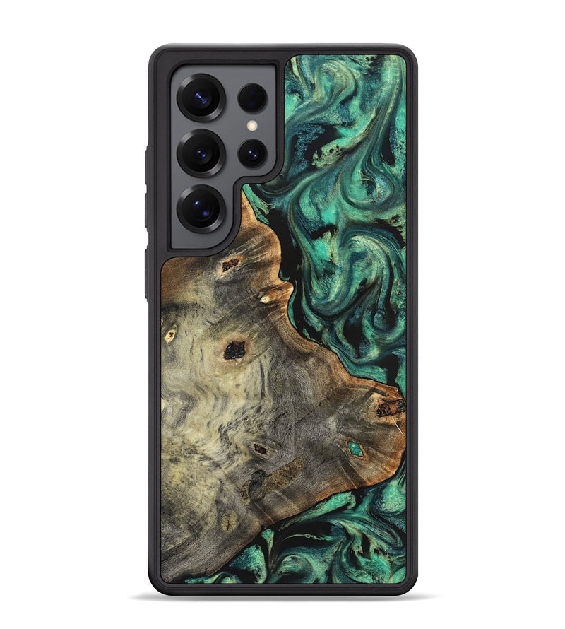 Galaxy S25 Ultra Wood Phone Case - Gena (Green, 827069)
