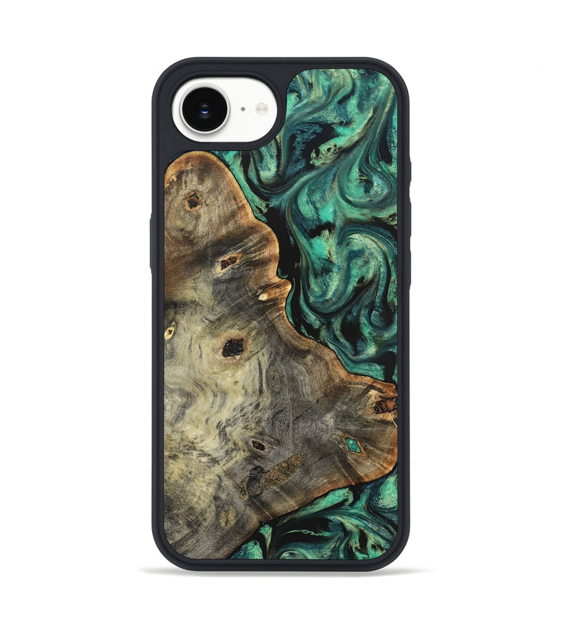 iPhone 17e Wood Phone Case - Gena (Green, 827069)