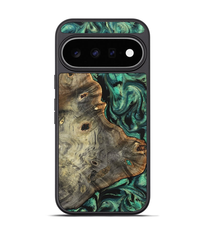 Pixel 11 Pro Wood Phone Case - Gena (Green, 827069)