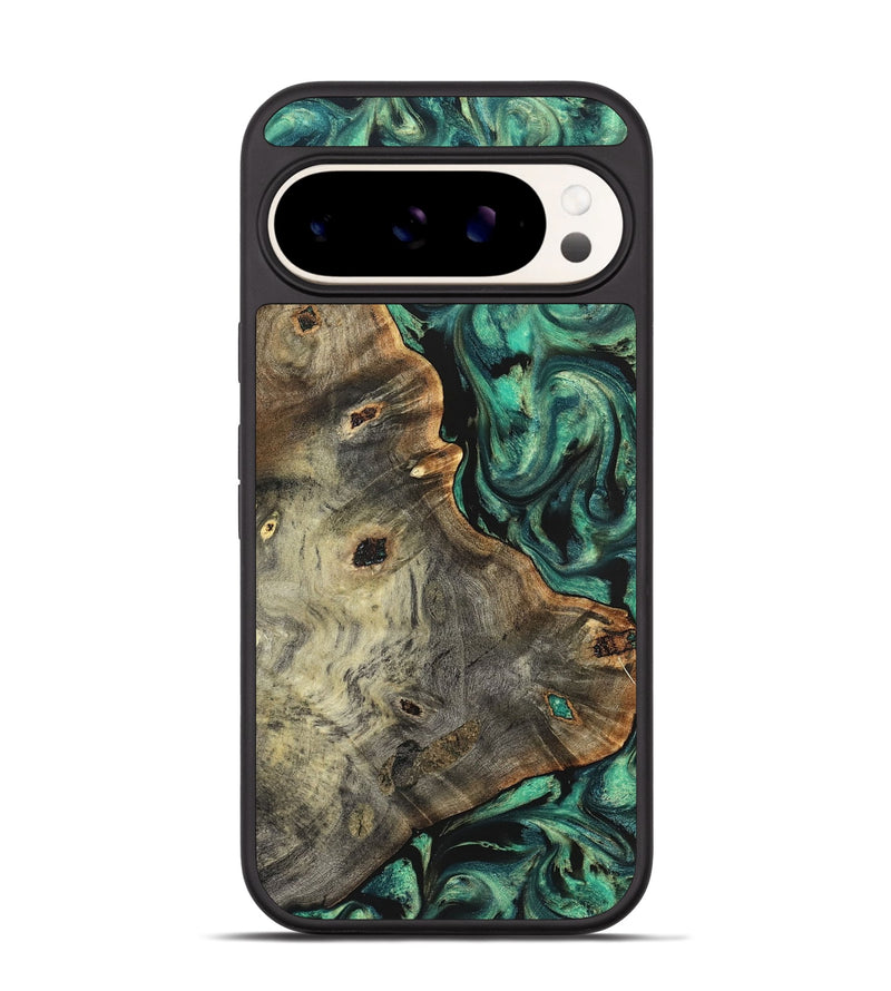 Pixel 9 Wood Phone Case - Gena (Green, 827069)