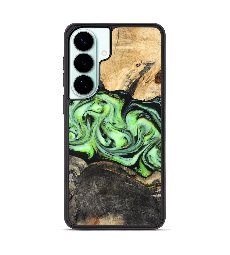 Galaxy S26 Plus Wood Phone Case - Moshe (Green, 827070)
