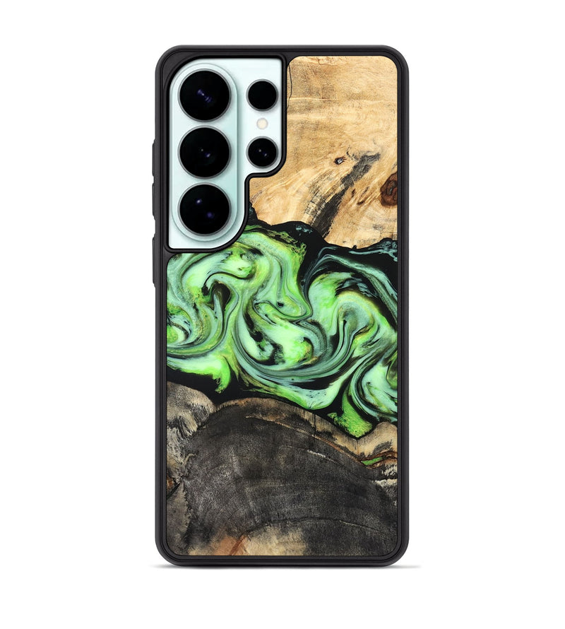 Galaxy S26 Ultra Wood Phone Case - Moshe (Green, 827070)